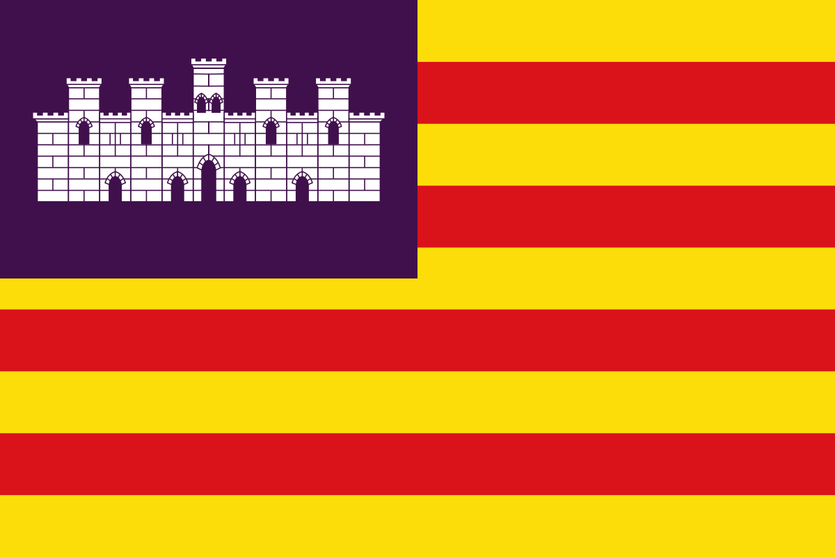 Flag Of The Balearic Islands.svg